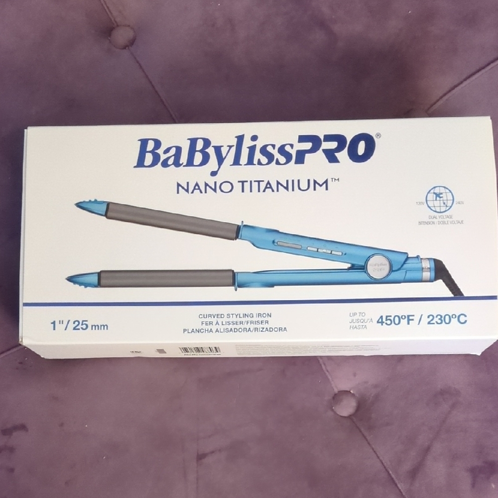 BaBylissPRO Nano Titanium Curved Styling Iron
